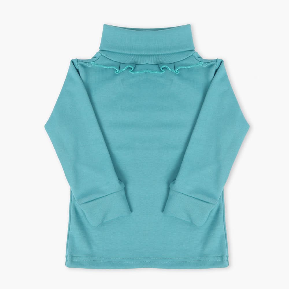 Girls High Neck - Steel Green, Girls High Neck, Chase Value, Chase Value