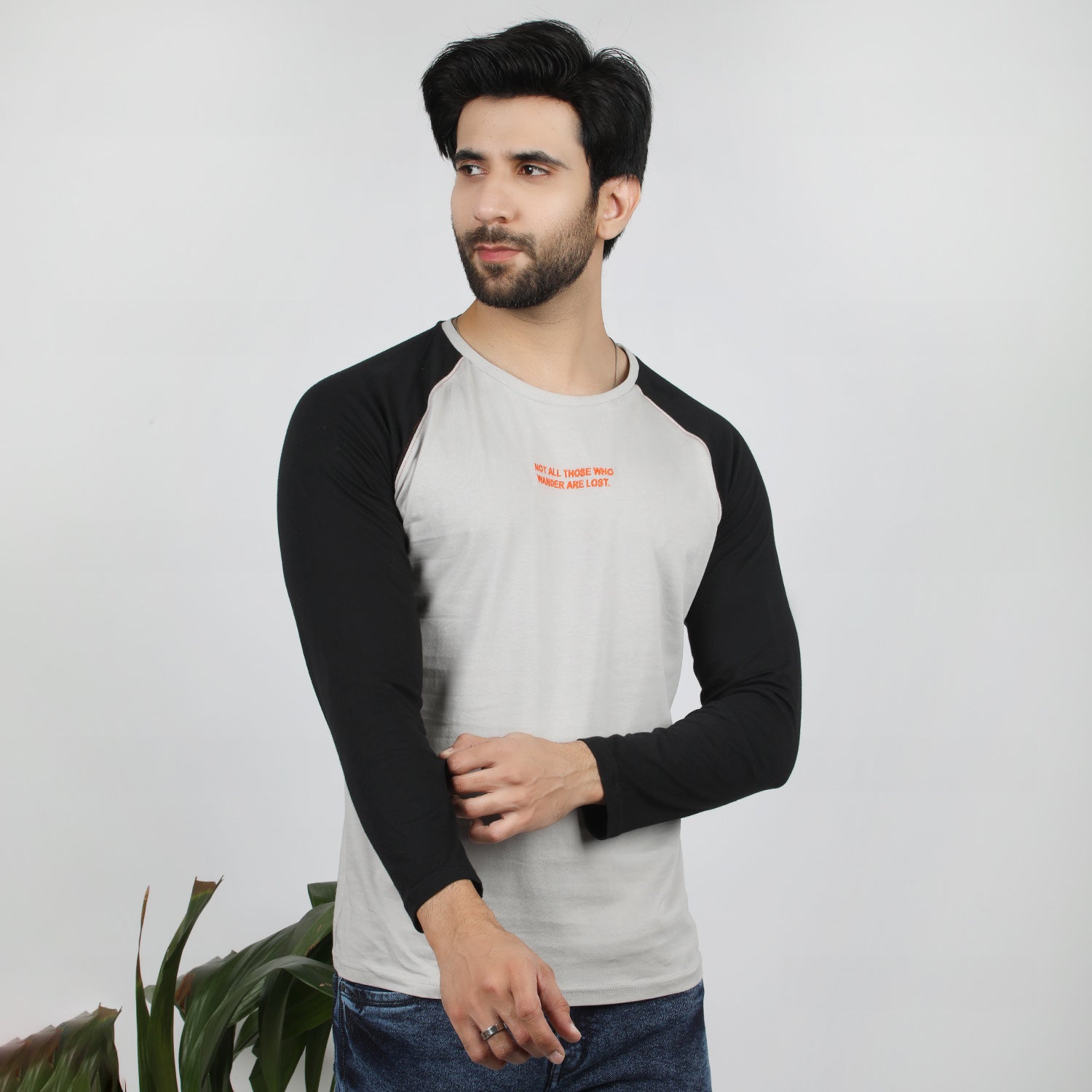 Eminent Men's Round Neck Full Sleeves T-Shirt - Dove, Men's T-Shirts & Polos, Eminent, Chase Value