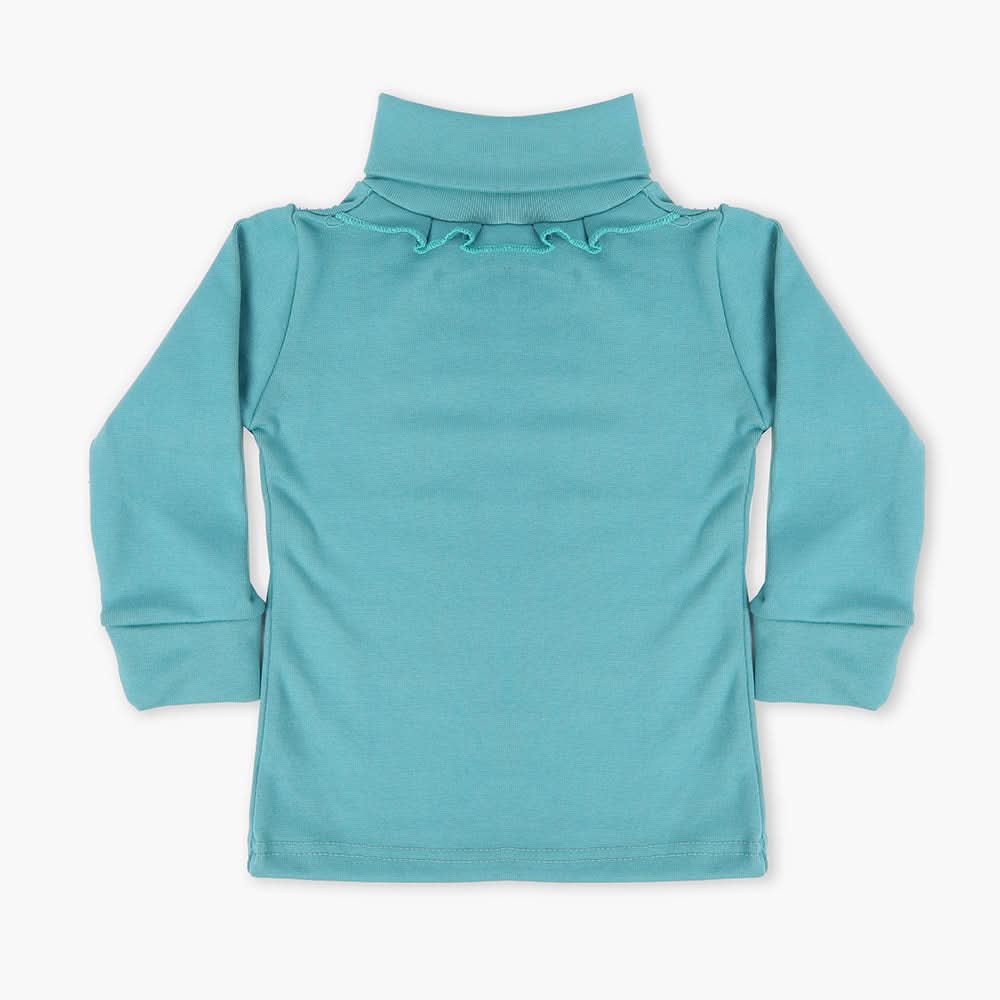 Girls High Neck - Steel Green, Girls High Neck, Chase Value, Chase Value