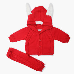 Newborn Boys Sweater Suit - Red, Newborn Boys Winterwear, Chase Value, Chase Value