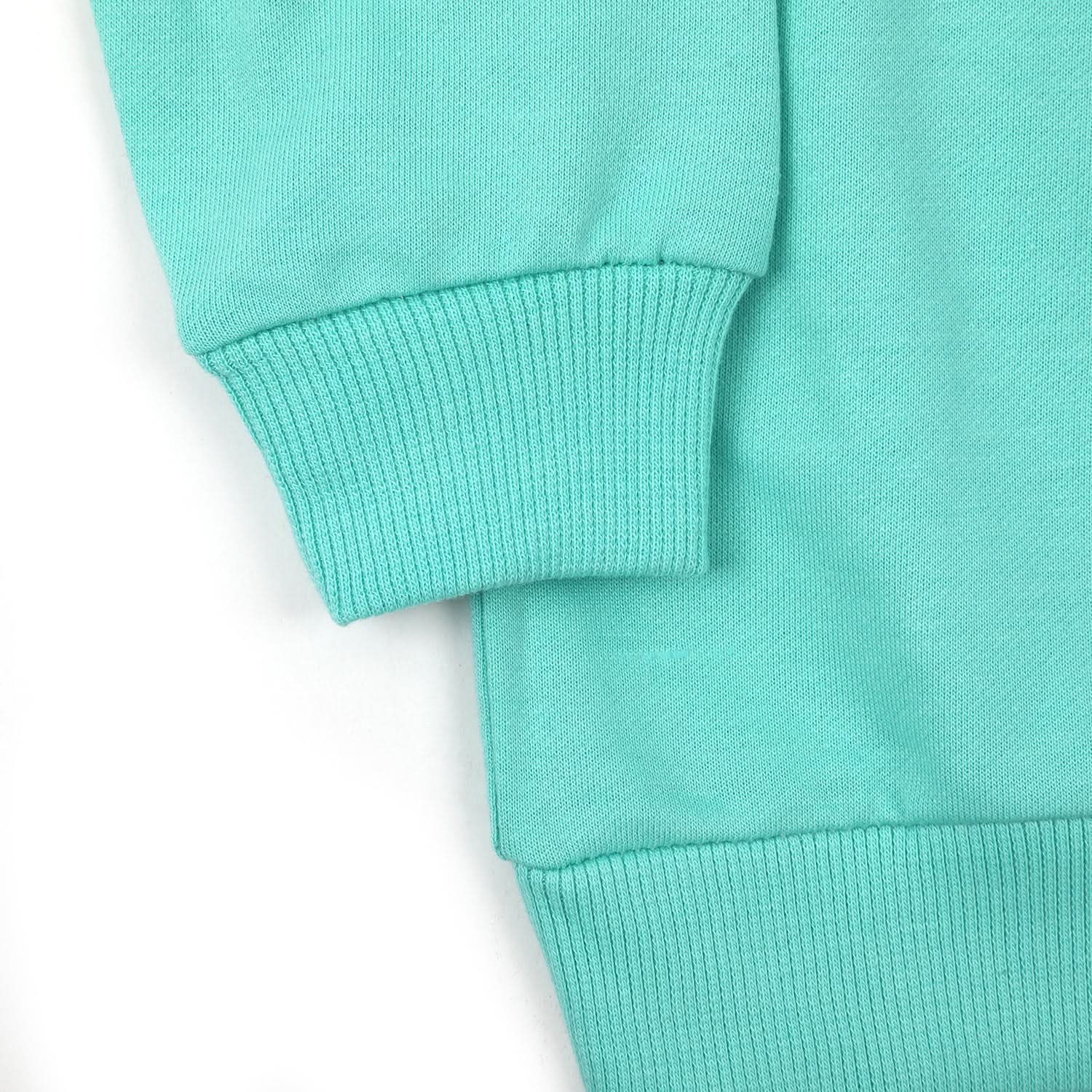 Girls Full Sleeves Sweat Shirt - Cyan, Girls Hoodies & Sweat Shirts, Chase Value, Chase Value