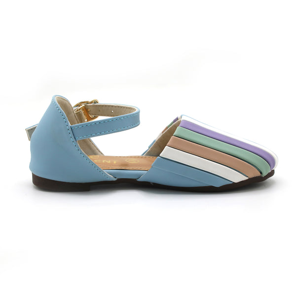 Eminent Girls Slingback - Cyan