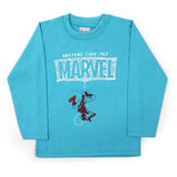 Boys Full Sleeves T-Shirt - Sky Blue, Boys T-Shirts, Chase Value, Chase Value
