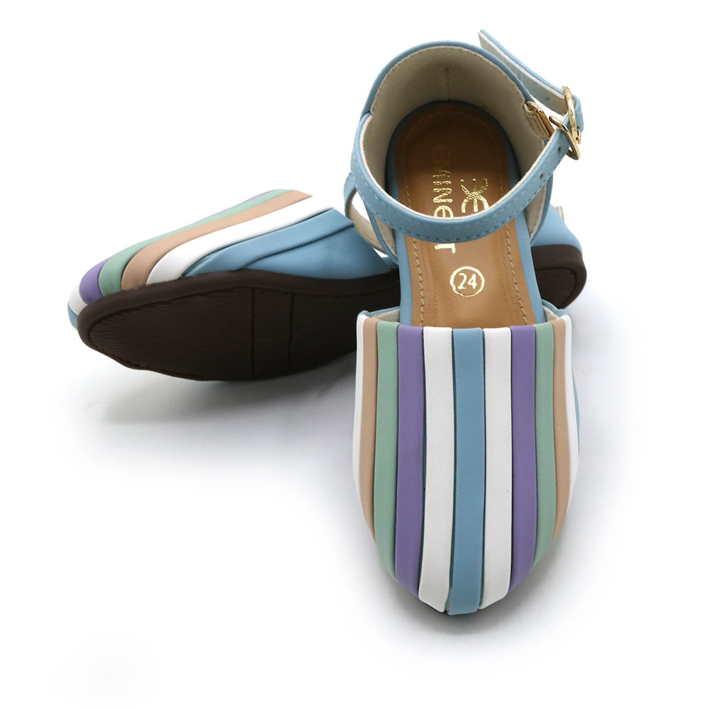Eminent Girls Slingback - Cyan, Girls Slippers, Eminent, Chase Value