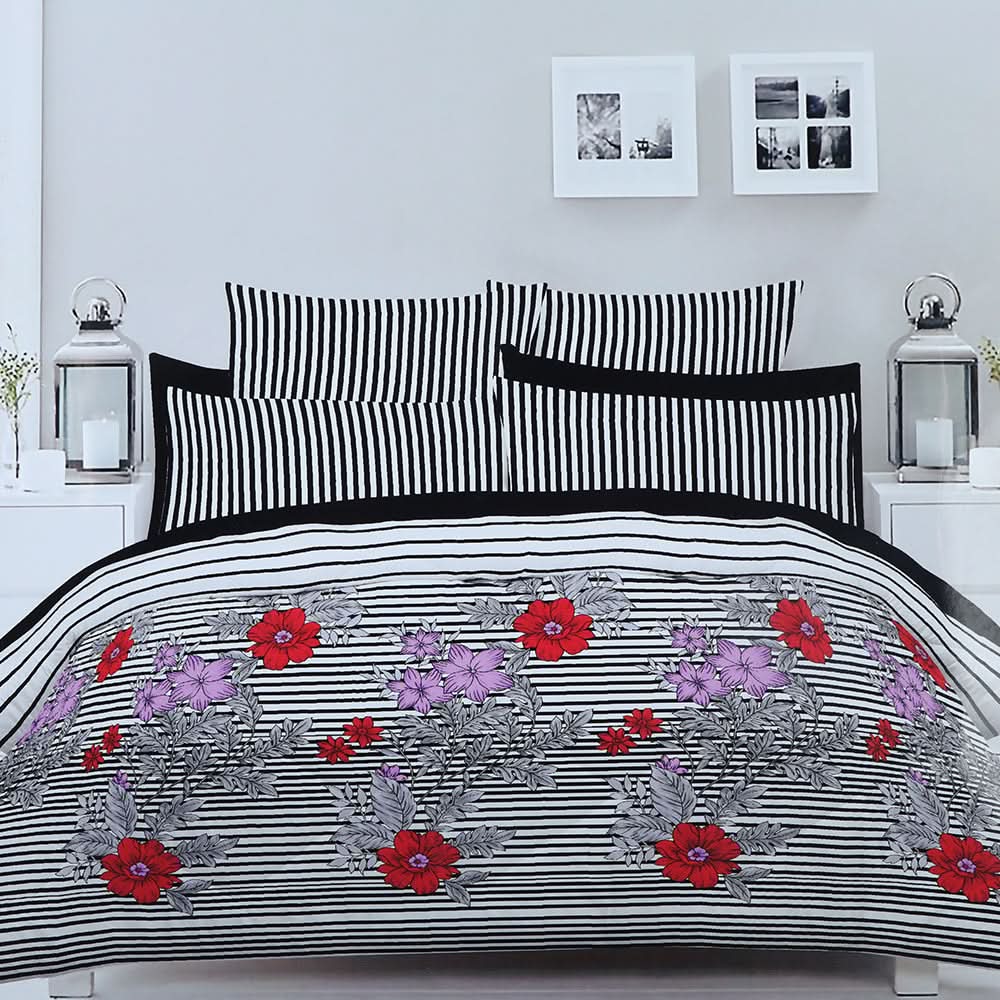 Double Bed Sheet - Multi Color, Double Size Bed Sheet, Chase Value, Chase Value