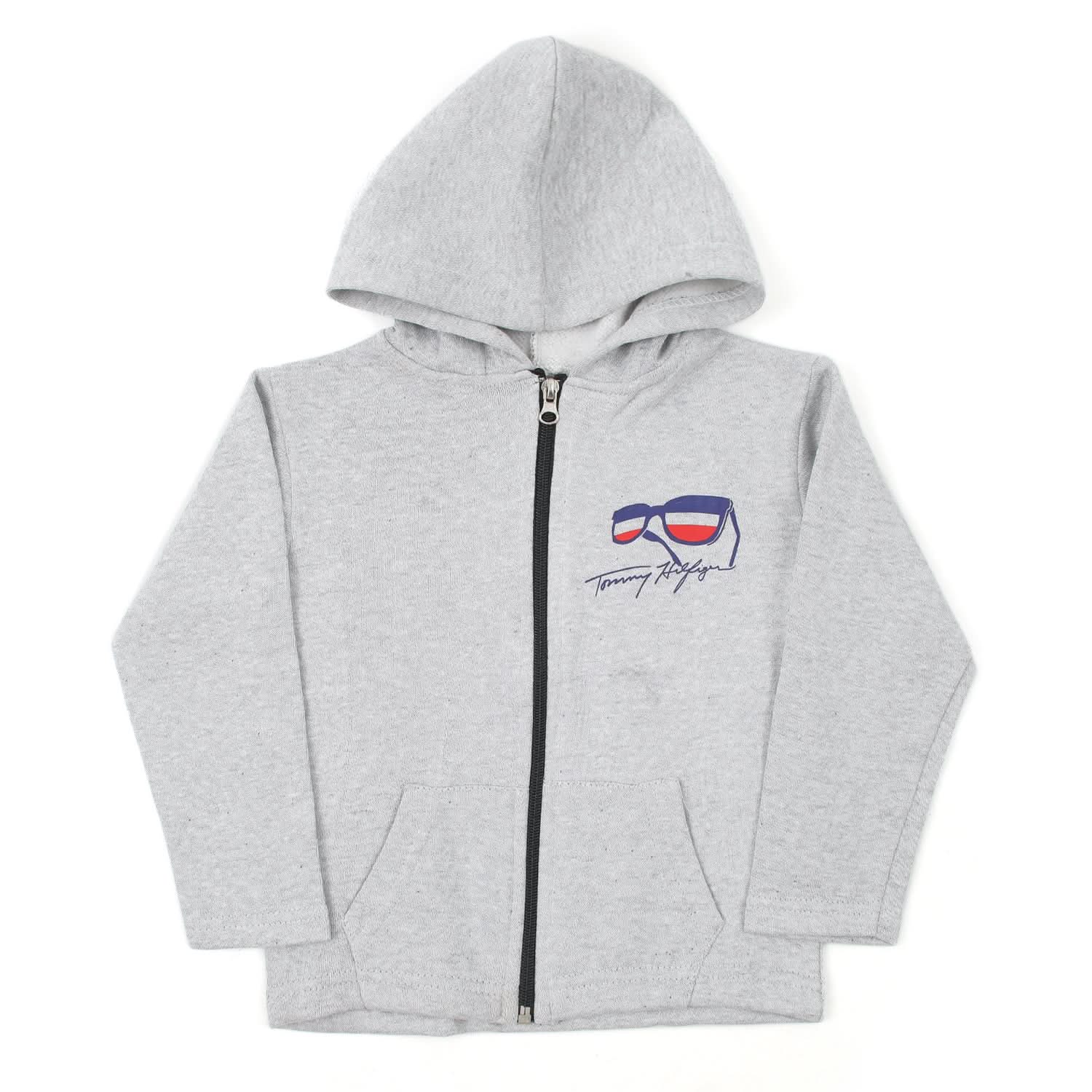 Boys Full Sleeves Hoodie - Light Grey, Boys Hoodies & Sweat Shirts, Chase Value, Chase Value