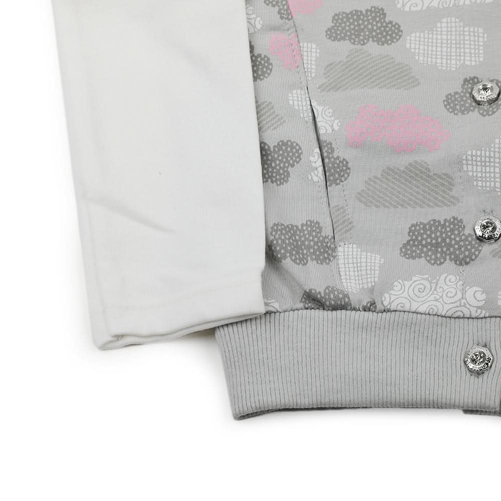 Girls Full Sleeves 3pcs Suit - Pink, Girls Suits, Chase Value, Chase Value