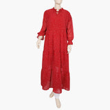 Women's Long Maxi - Red, Women T-Shirts & Tops, Chase Value, Chase Value