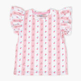 Girls Half Sleeves T-Shirt - Pink, Girls T-Shirts, Chase Value, Chase Value