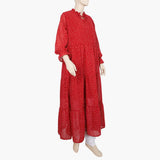 Women's Long Maxi - Red, Women T-Shirts & Tops, Chase Value, Chase Value