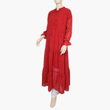 Women's Long Maxi - Red, Women T-Shirts & Tops, Chase Value, Chase Value