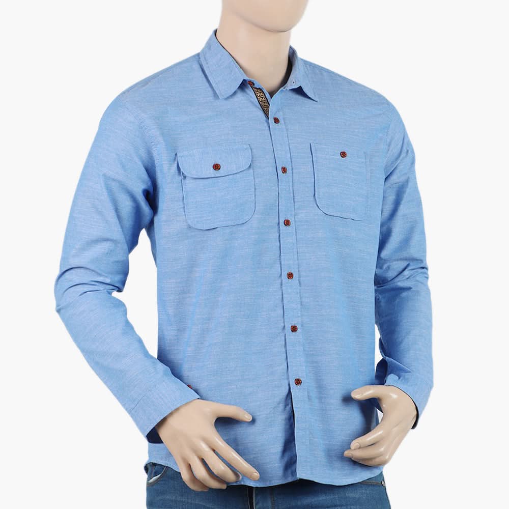 Men's Casual Shirt - Light Blue, Men's Shirts, Chase Value, Chase Value
