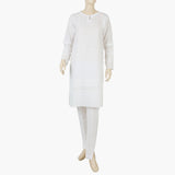 Women's Plain Shalwar Suit - White, Women Shalwar Suits, Chase Value, Chase Value