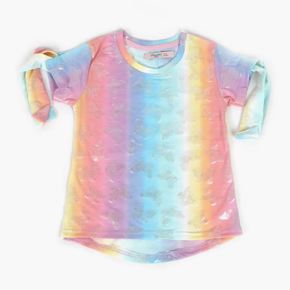 Girls Half Sleeves T-Shirt - Multi Color, Girls T-Shirts, Chase Value, Chase Value