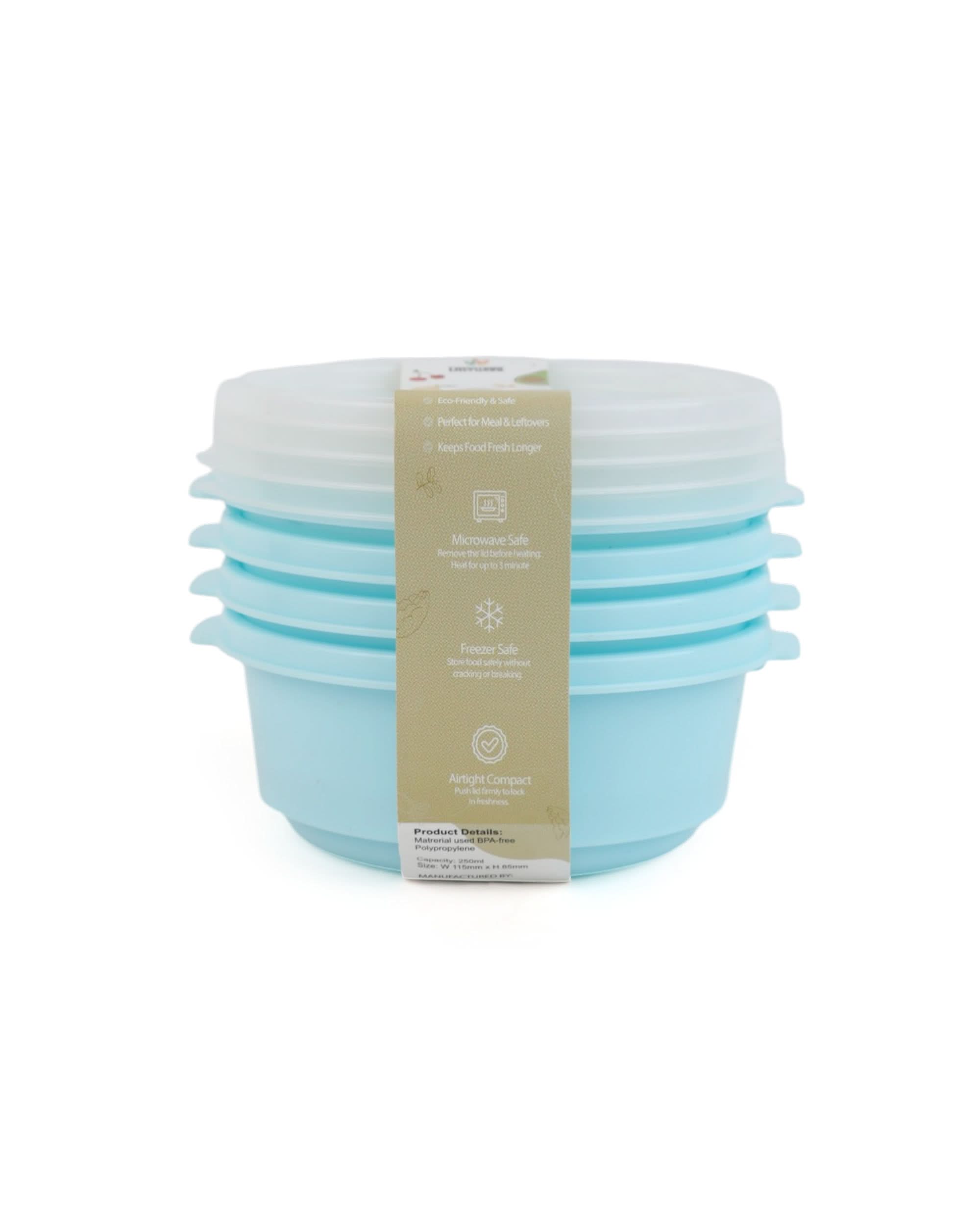 Belli Plastic Box Mini 4 Pcs, Tiffin Boxes & Bottles, Chase Value, Chase Value