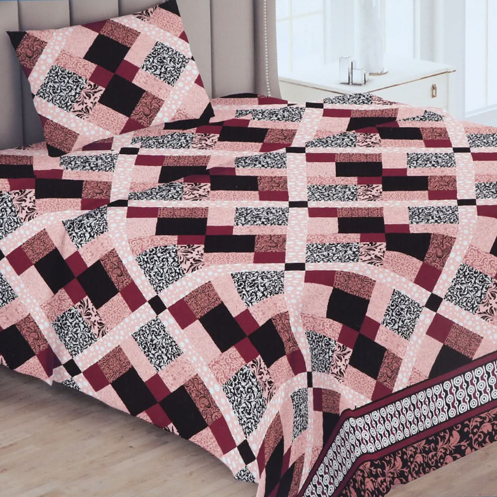 Single Bed Sheet Set - B10, Single Size Bed Sheet, Chase Value, Chase Value