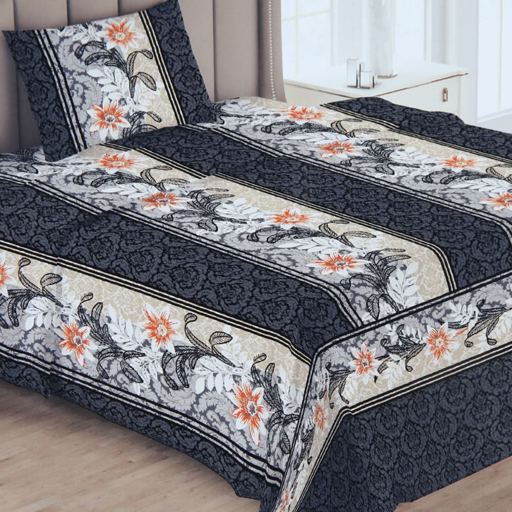 Single Bed Sheet Set - B7, Single Size Bed Sheet, Chase Value, Chase Value