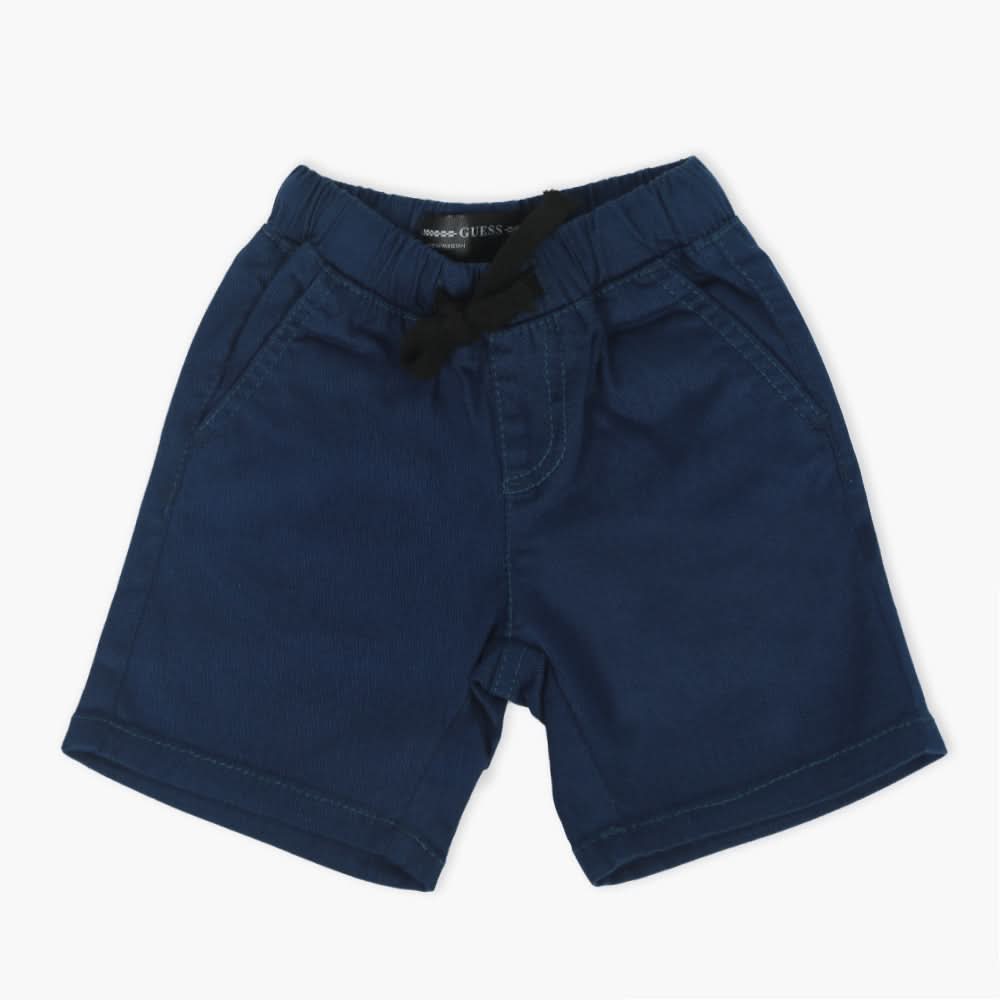Boys Cotton Plain Short - Navy Blue, Boys Shorts, Chase Value, Chase Value