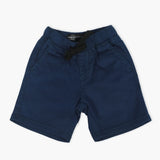 Boys Cotton Plain Short - Navy Blue, Boys Shorts, Chase Value, Chase Value
