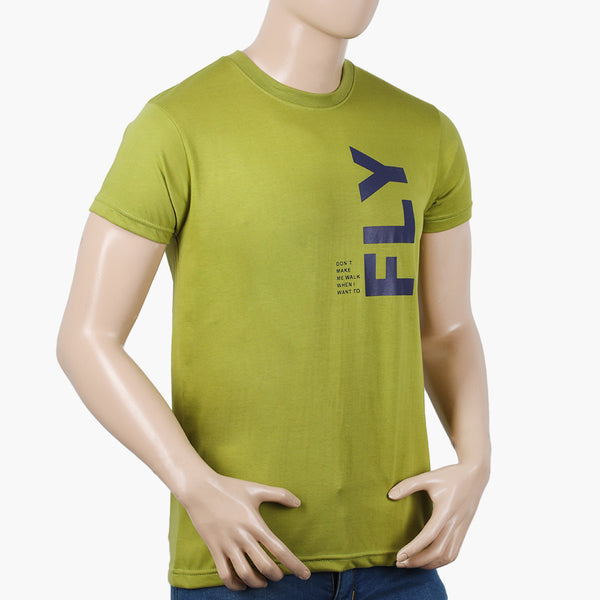 Men's Half Sleeves T-Shirt - Green, Men's T-Shirts & Polos, Chase Value, Chase Value