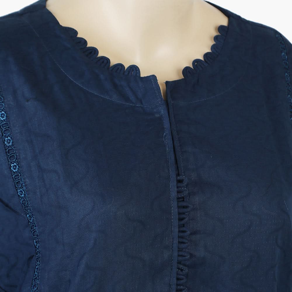 Women's Stitched Kurti - Blue, Women Ready Kurtis, Chase Value, Chase Value