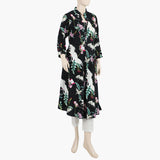 Women's Printed Stitched Kurti - Black, Women Ready Kurtis, Chase Value, Chase Value
