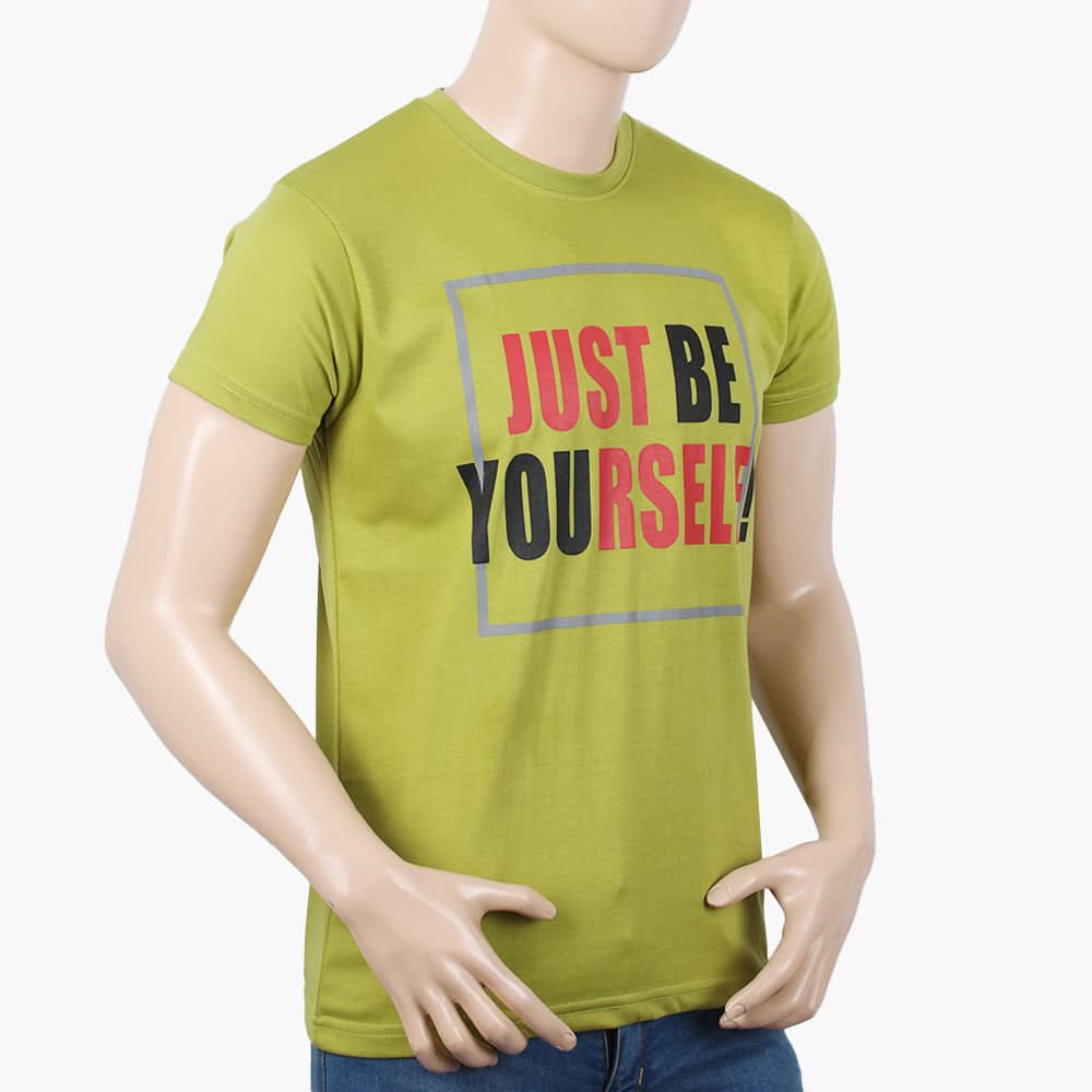 Men's Half Sleeves T-Shirt - Green, Men's T-Shirts & Polos, Chase Value, Chase Value