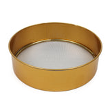 Stainless Steel Flour Strainer - Golden, Strainer, Chase Value, Chase Value