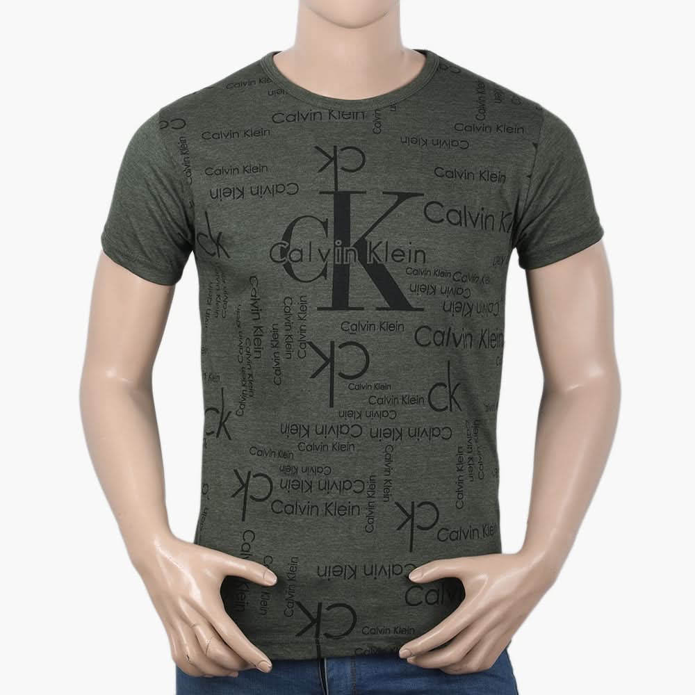 Men's Half Sleeves T-Shirt - Green, Men's T-Shirts & Polos, Chase Value, Chase Value