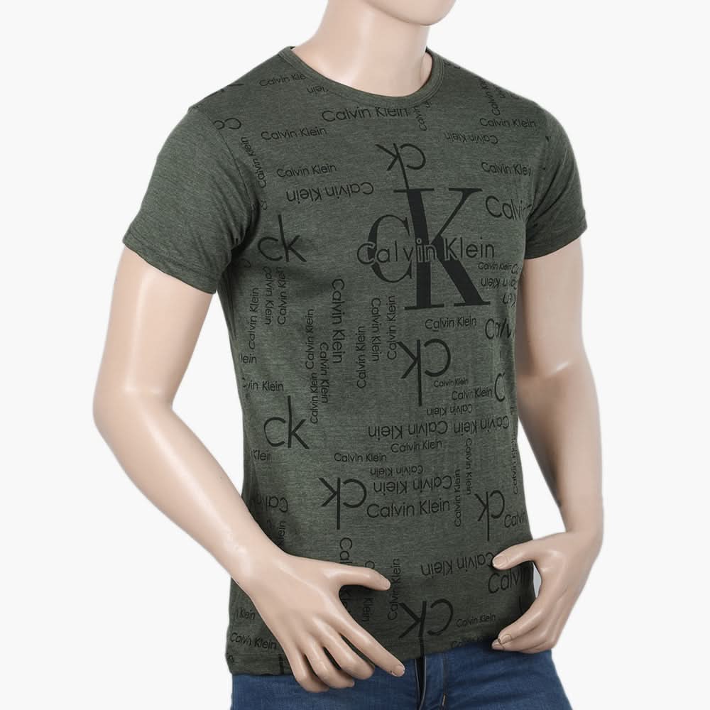 Men's Half Sleeves T-Shirt - Green, Men's T-Shirts & Polos, Chase Value, Chase Value