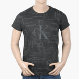 Men's Half Sleeves T-Shirt - Dark Grey, Men's T-Shirts & Polos, Chase Value, Chase Value
