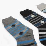 Boys Socks Pack Of 3 - Multi Color, Boys Socks, Chase Value, Chase Value