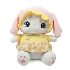 Cute Beautiful Cap Doll Frock Soft Toys Doll For Girls - Yellow