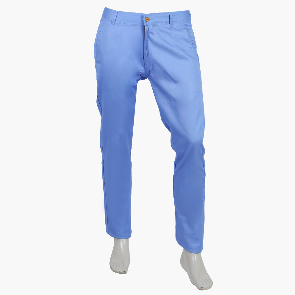 Men's Cotton Pant - Sky Blue, Men's Formal Pants, Chase Value, Chase Value