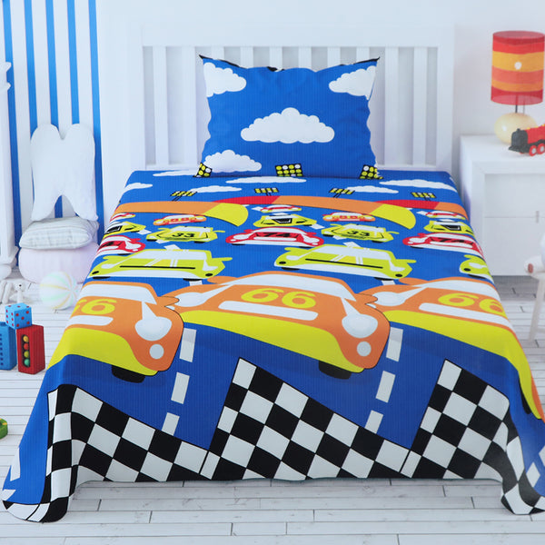 Kids Single Bed Sheet - L7, Single Size Bed Sheet, Chase Value, Chase Value