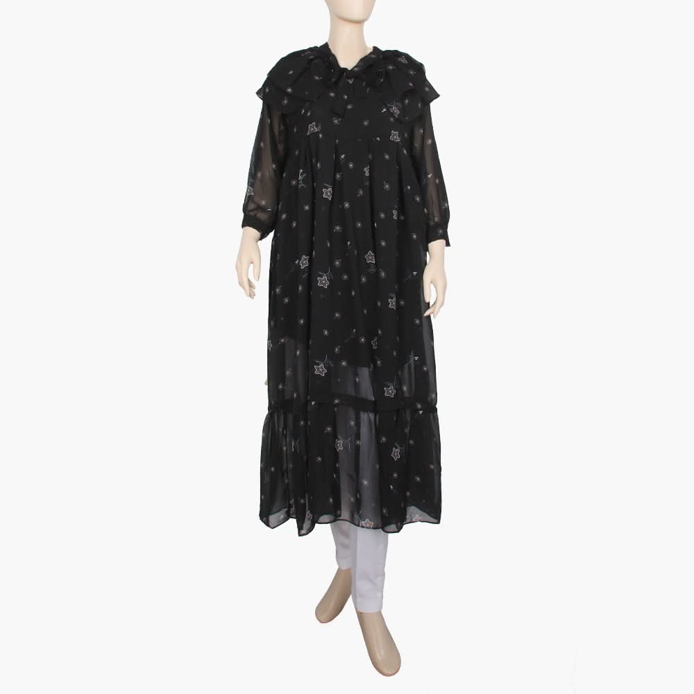Women's Long Maxi - Black, Women T-Shirts & Tops, Chase Value, Chase Value