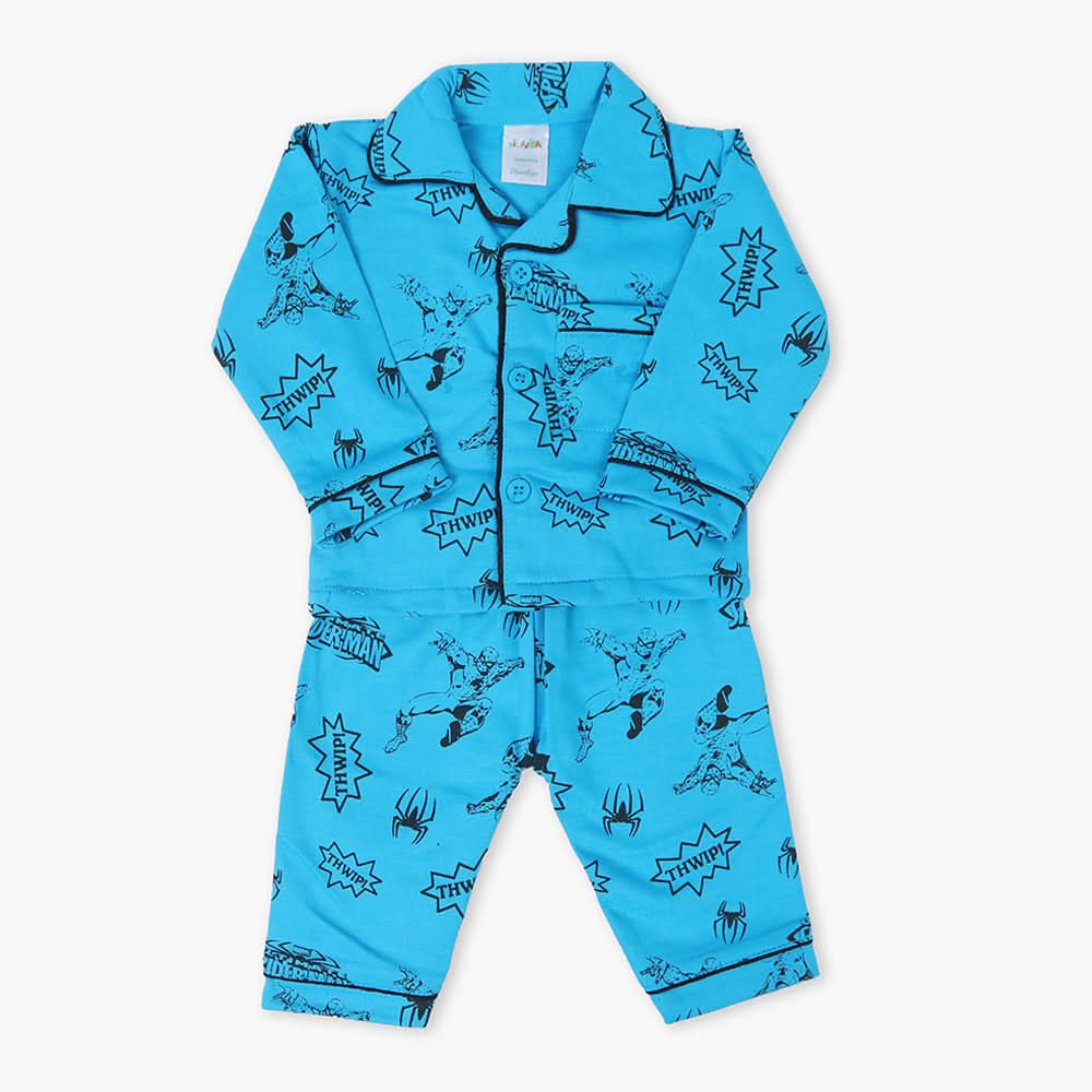 Newborn Boys Night Suit - Blue, Newborn Boys Sets & Suits, Chase Value, Chase Value
