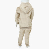 Girls Velour Tracksuit - Light Grey, Girls Suits, Chase Value, Chase Value