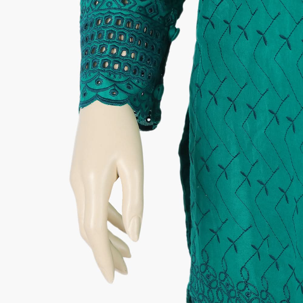 Women's Plain Shalwar Suit - Green, Women Shalwar Suits, Chase Value, Chase Value