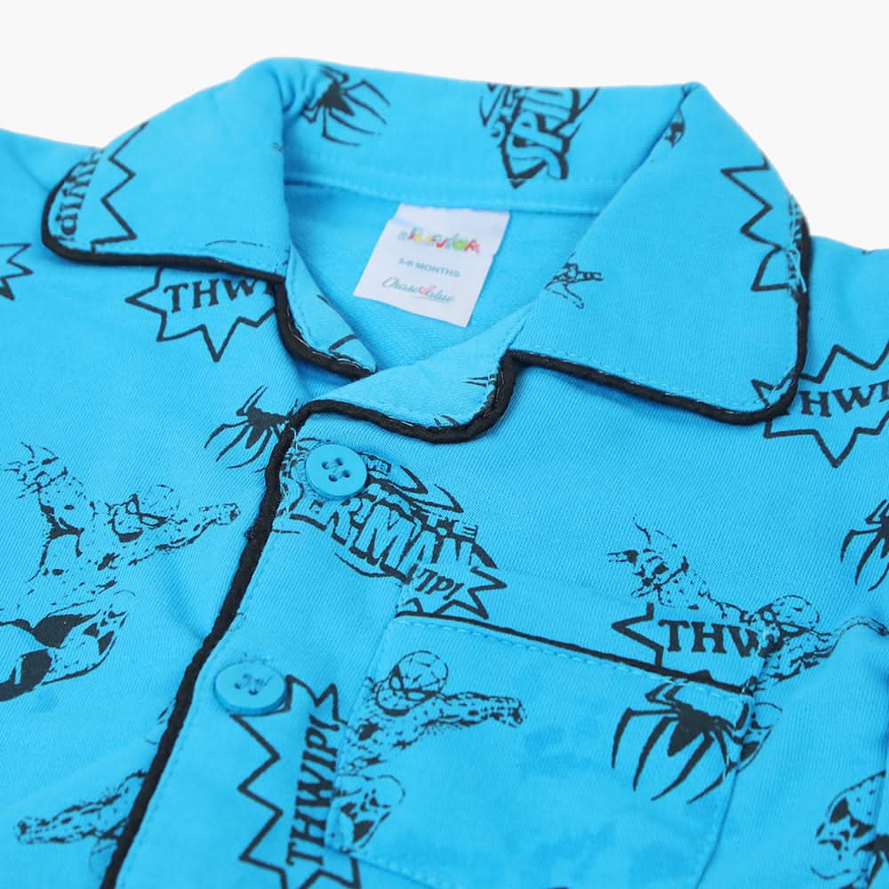 Newborn Boys Night Suit - Blue, Newborn Boys Sets & Suits, Chase Value, Chase Value