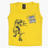 Boys Sando T-Shirt - Yellow, Boys T-Shirts, Chase Value, Chase Value