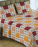 Valuables Crystal Collection Double Bedsheet 90x96- 3 Pcs