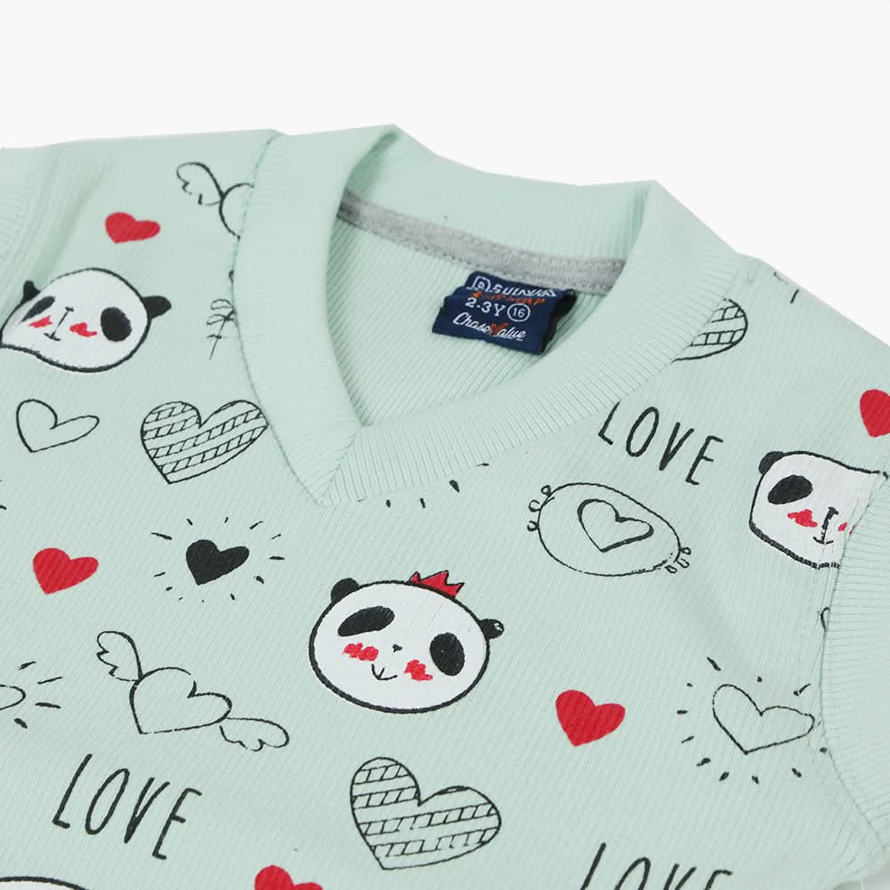 Girls Sweater - Cyan, Girls Sweaters, Chase Value, Chase Value