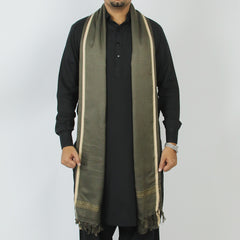 Men’s Winter Shawl - Olive Green, Men's Shawls & Mufflers, Chase Value, Chase Value