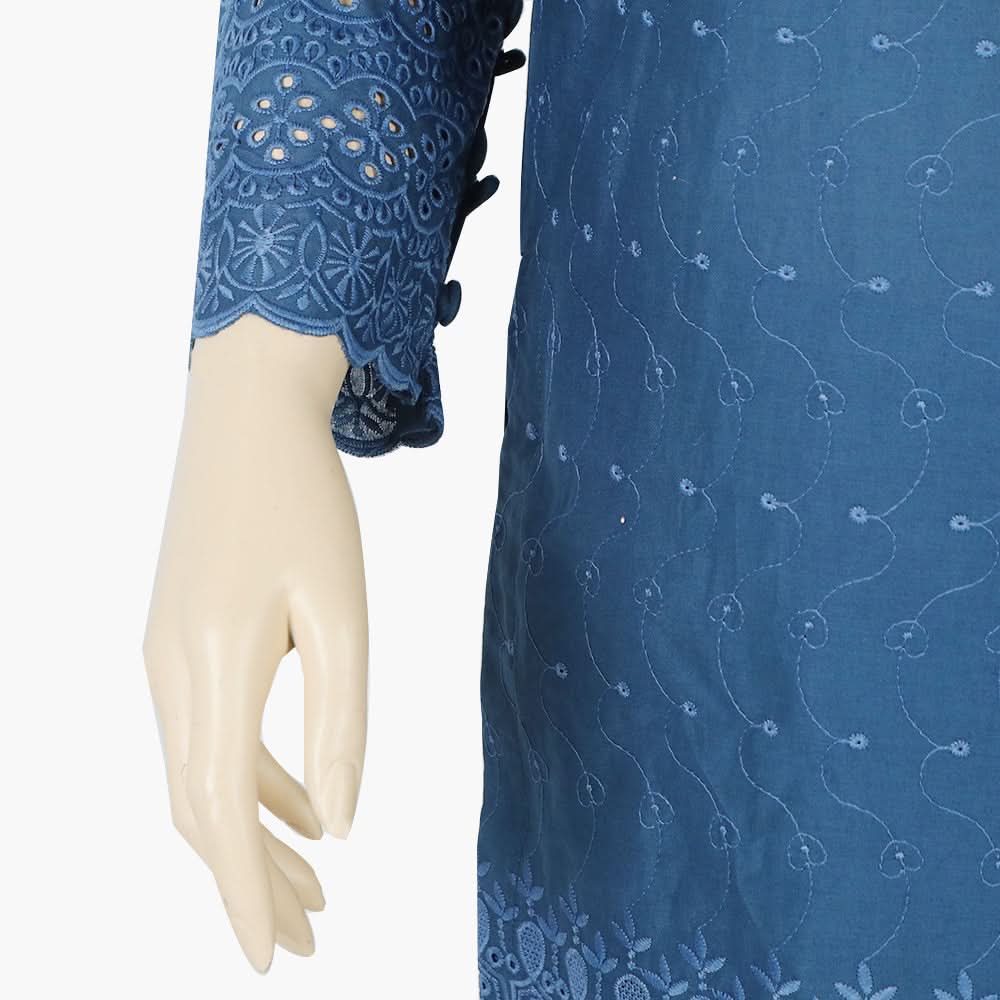 Women's Plain Shalwar Suit - Dark Blue, Women Shalwar Suits, Chase Value, Chase Value