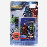 Kids Watch With Wallet - Royal Blue, Boys Watches, Chase Value, Chase Value