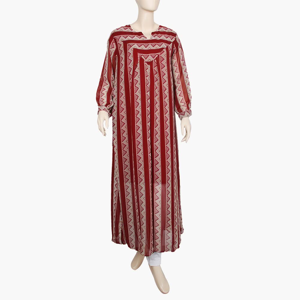 Women's Long Maxi - Maroon, Women T-Shirts & Tops, Chase Value, Chase Value