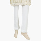 Women's Woven Trouser - White, Women Pants & Tights, Chase Value, Chase Value