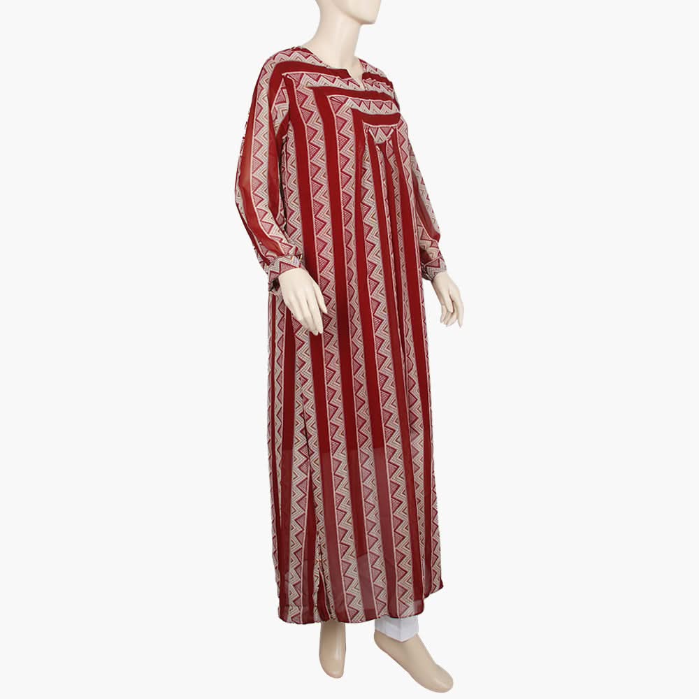 Women's Long Maxi - Maroon, Women T-Shirts & Tops, Chase Value, Chase Value