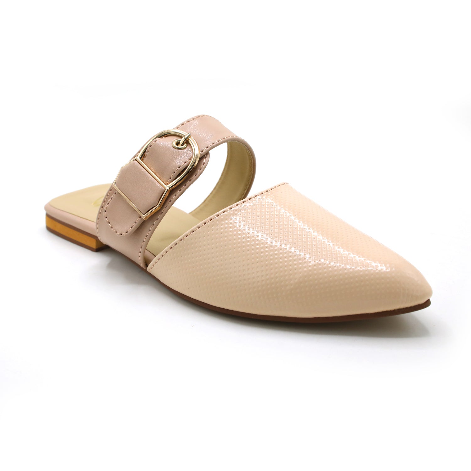 Women's Backless Pump - Peach, Women Backless Pumps, Chase Value, Chase Value